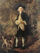 Thomas Gainsborough Man in a Wood with a Dog France oil painting artist